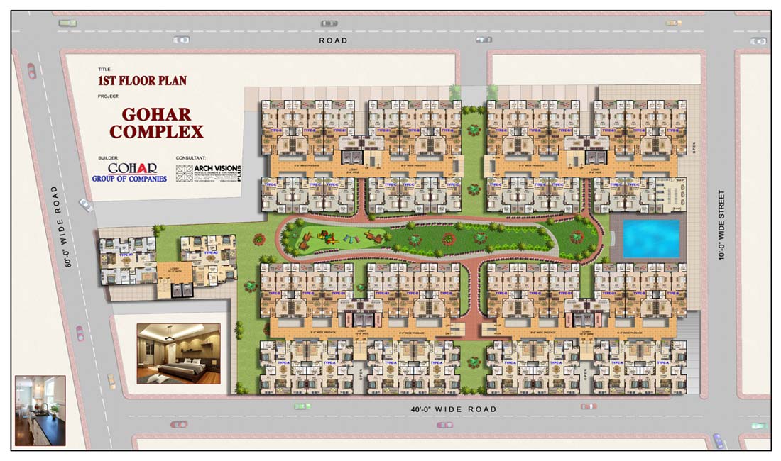 Gohar Complex 1st Floor Plan